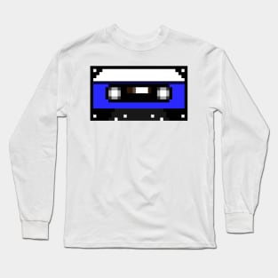 Blue Cassette Long Sleeve T-Shirt